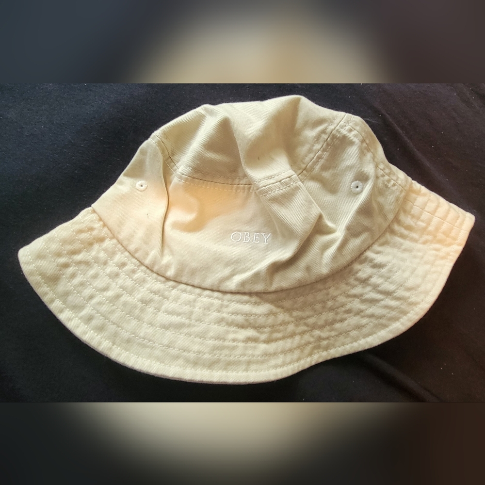 Obey Beige Bucket Hat